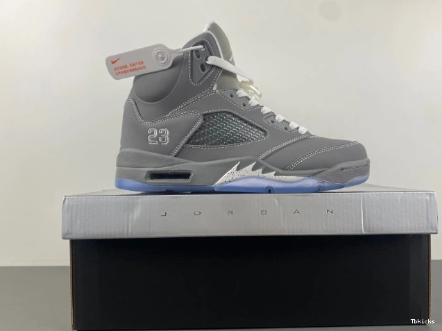 Reps TBK 136027-005 Jordan Wolf Retro 5 Air Grey 0704
